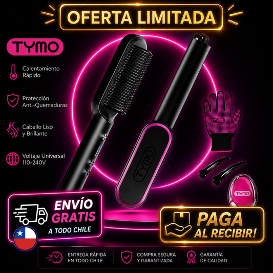 PEINE ALISADOR PROFESIONAL |EFECTO KERATINA 5 MIN